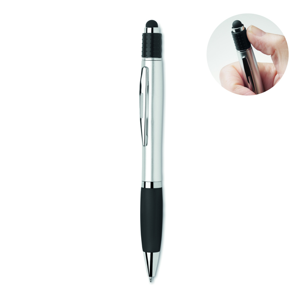 Logo trade promotional merchandise photo of: Stylus spinner pen