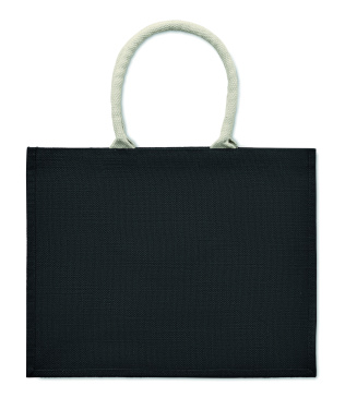 Logotrade corporate gift image of: Jute bag with cotton handle