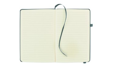 Logo trade promotional products picture of: Recycled Leather A5 notebook