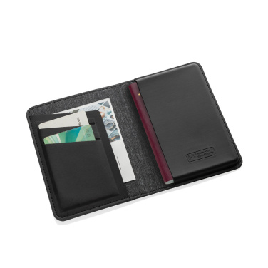 Logotrade promotional product picture of: Trackmate RCS rpolyester passport holder worldwide locating