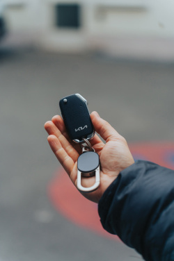 Logo trade promotional item photo of: Keyfinder keychain with worldwide locating and USB C