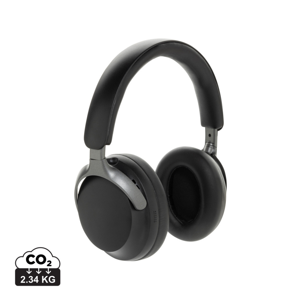 Logotrade advertising products photo of: Soundpro RCS recycled plastic ANC headphone