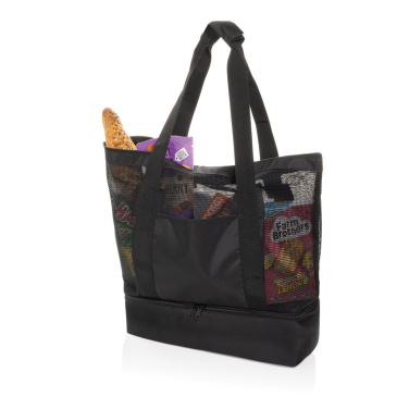 Logo trade corporate gifts picture of: Iqlo Aware™ RPET 2-in-1 cooler tote