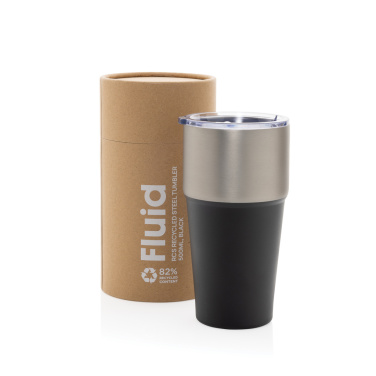 Logotrade promotional giveaway picture of: Fluid RCS certified recycled steel tumbler 500ml