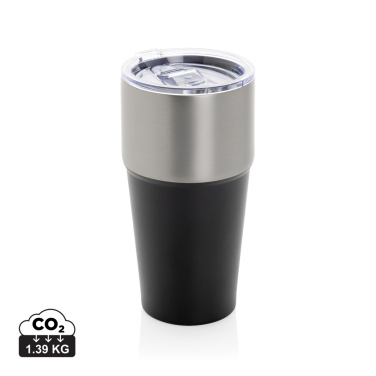 Logotrade corporate gift image of: Fluid RCS certified recycled steel tumbler 500ml