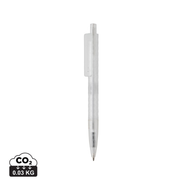 Logo trade promotional products picture of: X3 GRS recycled PC plastic pen frosted