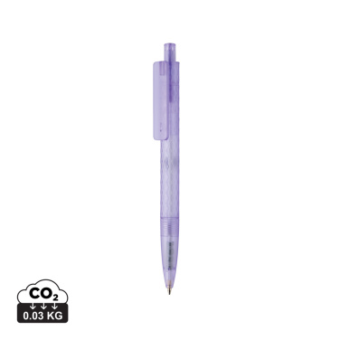 Logotrade advertising product picture of: X3 GRS recycled PC plastic pen frosted