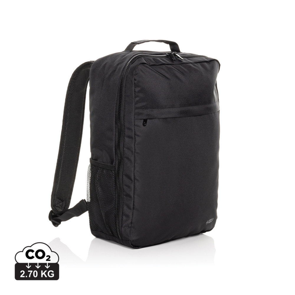 Logo trade promotional giveaway photo of: Swiss Peak Aware™ RPET Essential 15.6 inch laptop backpack