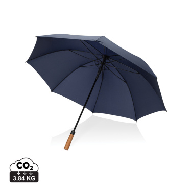 Logo trade promotional giveaways picture of: Tony  Aware™ RPET 30 inch acacia auto open umbrella