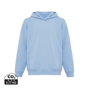 Logo trade business gift photo of: Iqoniq Yengo kids recycled cotton hoodie with sidepockets