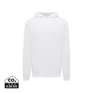 Logo trade promotional product photo of: Iqoniq Yengo recycled cotton hoodie with sidepockets