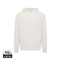 Iqoniq Yengo recycled cotton hoodie with sidepockets, ivory white