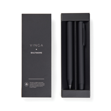 Logotrade promotional product image of: VINGA Baltimore RCS pen set