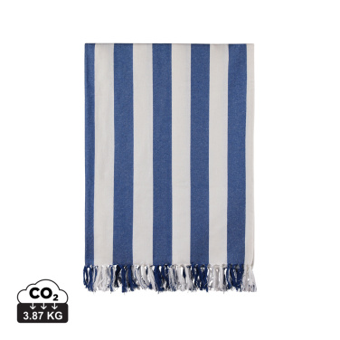 Logotrade corporate gift picture of: VINGA Ornos GRS recycled cotton hammam towel