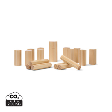 Logo trade promotional gift photo of: VINGA Kubb mini game