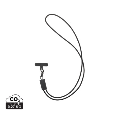 Logotrade promotional merchandise picture of: Terra RCS recycled PET phone cord with dual charge cable