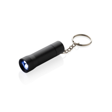 Logo trade promotional gift photo of: Flash RCS recycled aluminium keychain torch