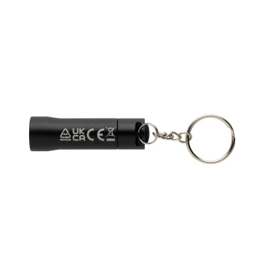 Logo trade promotional items image of: Flash RCS recycled aluminium keychain torch