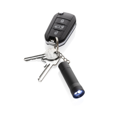 Logotrade promotional product image of: Flash RCS recycled aluminium keychain torch