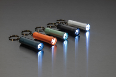 Logotrade promotional merchandise image of: Flash RCS recycled aluminium keychain torch