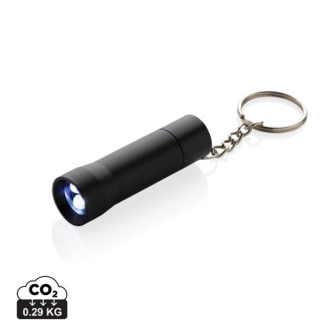 Logotrade promotional item picture of: Flash RCS recycled aluminium keychain torch