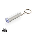 Flash RCS recycled aluminium keychain torch, silver grey