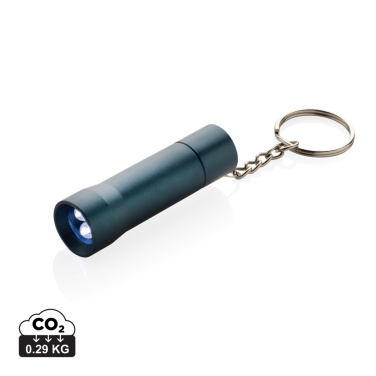 Logotrade promotional merchandise photo of: Flash RCS recycled aluminium keychain torch