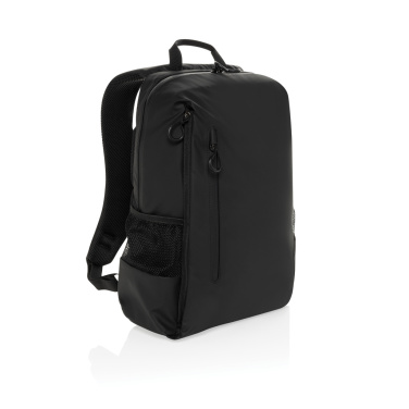 Logo trade promotional item photo of: Lima Aware™ RPET water resistant 15.6 laptop backpack