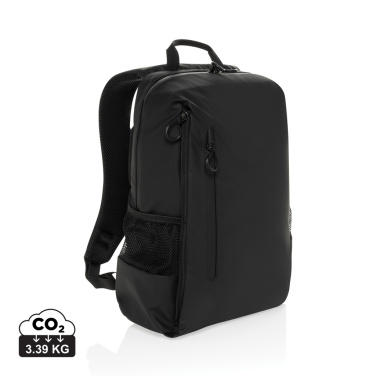 Logotrade corporate gift image of: Lima Aware™ RPET water resistant 15.6 laptop backpack