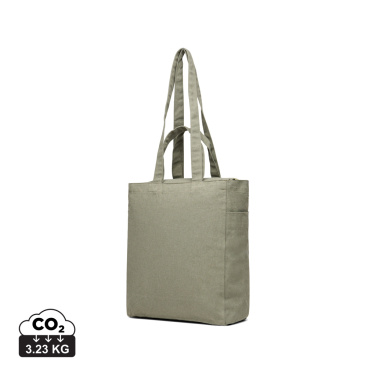 Logo trade promotional merchandise photo of: VINGA Hilo AWARE™ recycled canvas zip tote