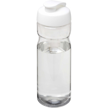 Logo trade promotional product photo of: H2O Active® Eco Base 650 ml flip lid sport bottle