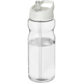 H2O Active® Eco Base 650 ml spout lid sport bottle, Transparent / White