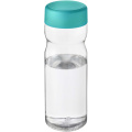 H2O Active® Eco Base 650 ml screw cap water bottle, Transparent / Aqua blue