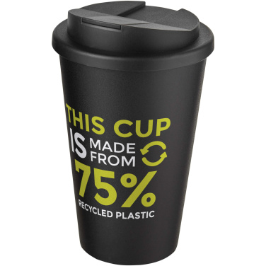 Logo trade advertising products image of: Americano® Eco 350 ml recycled tumbler with spill-proof lid