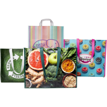 Logo trade promotional giveaways picture of: Laminated totes sample box