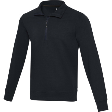 Logotrade promotional product picture of: Tin unisex Aware™ recycled quarter zip sweater 