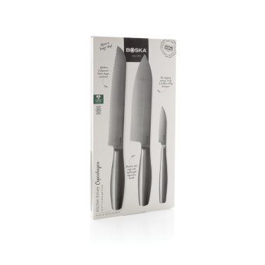 Logo trade promotional merchandise image of: BOSKA Kitchen Knives Copenhagen, set of 3