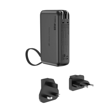 Logo trade promotional products image of: Urban Vitamin Eureka hybrid GANcharger 10000mah powerbank65W