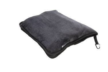 Logotrade promotional items photo of: Blanket and pillow 2 in 1 AMIATA Schwarzwolf