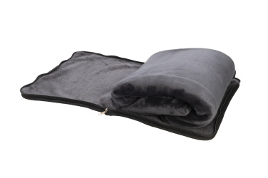 Logotrade corporate gifts photo of: Blanket and pillow 2 in 1 AMIATA Schwarzwolf