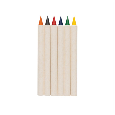 Logo trade promotional items picture of: Micki GRS infinity 6pc colouring pencil set