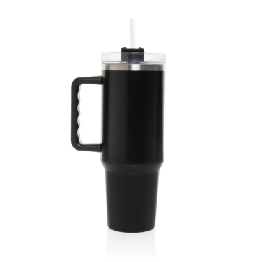 Logo trade promotional gift photo of: Stadley RCS recycled steel tumbler 1200ML