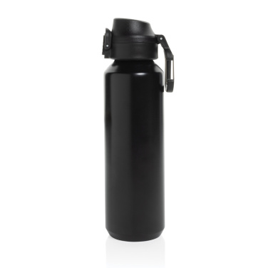 Logotrade business gift image of: Via RCS Re-steel lockable sport bottle 600ML