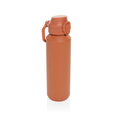 Logotrade promotional items photo of: Via RCS Re-steel lockable sport bottle 600ML