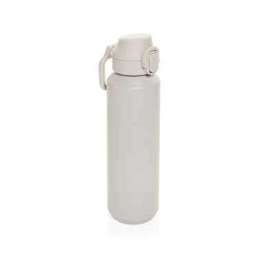 Logo trade corporate gifts image of: Via RCS Re-steel lockable sport bottle 600ML