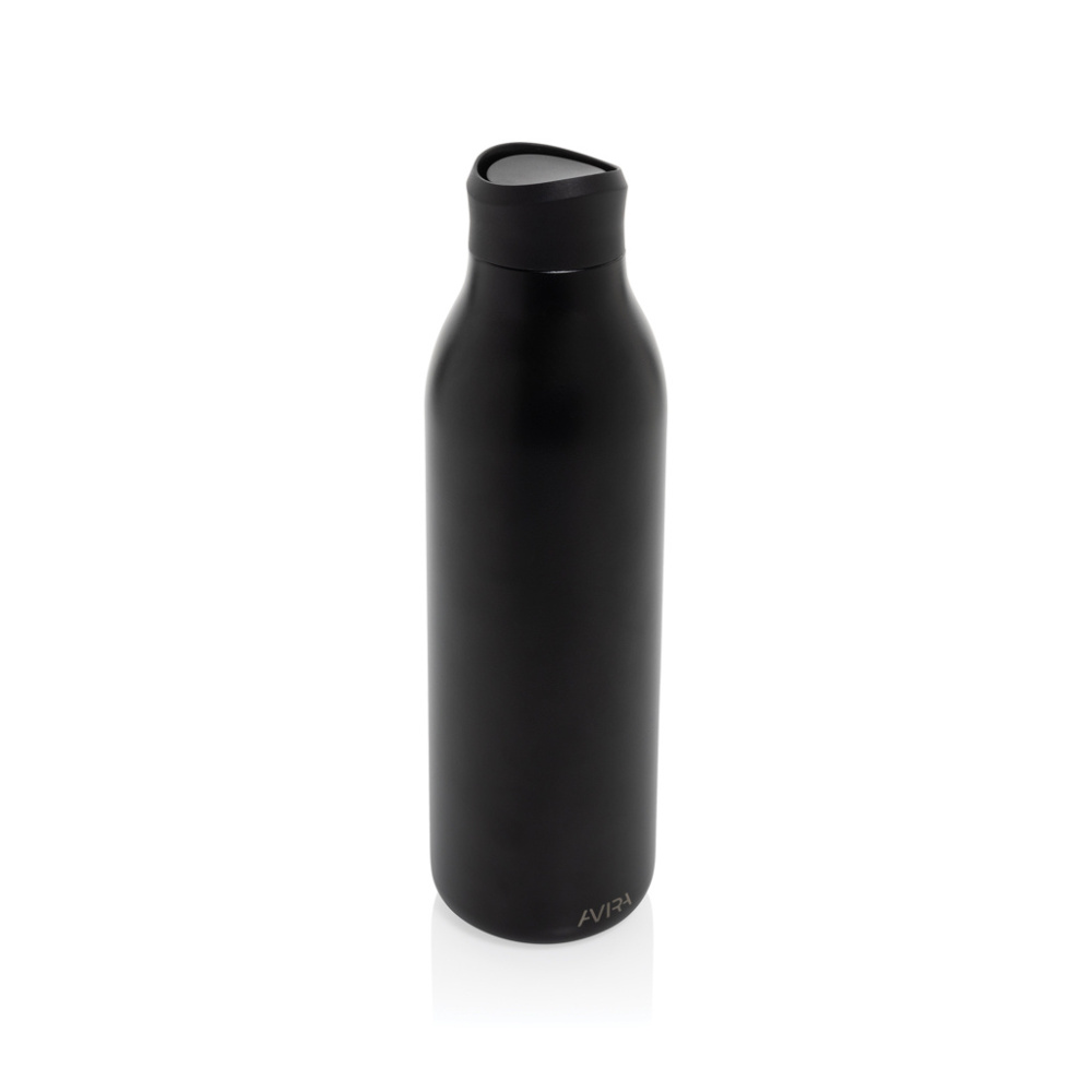 Logo trade corporate gift photo of: Avira Alok RCS re-steel 360 waterbottle 600ML