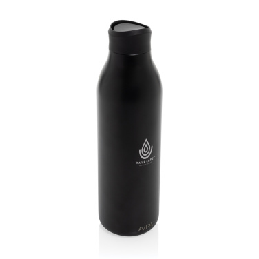 Logotrade promotional product picture of: Avira Alok RCS re-steel 360 waterbottle 600ML