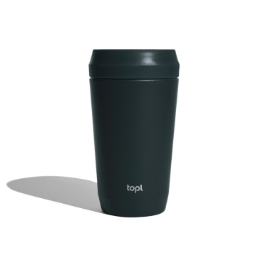 Logo trade promotional item photo of: Topl Recycled Steel To Go Tumbler Patented 360 Lid 354ml