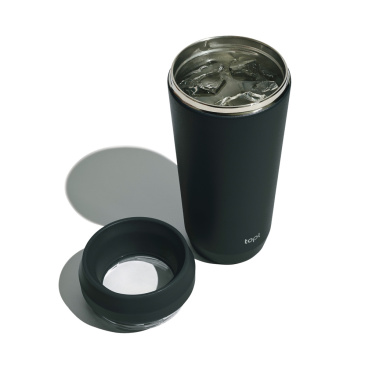 Logo trade promotional items picture of: Topl Recycled Steel To Go Tumbler Patented 360 Lid 354ml