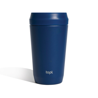 Logo trade corporate gift photo of: Topl Recycled Steel To Go Tumbler Patented 360 Lid 354ml